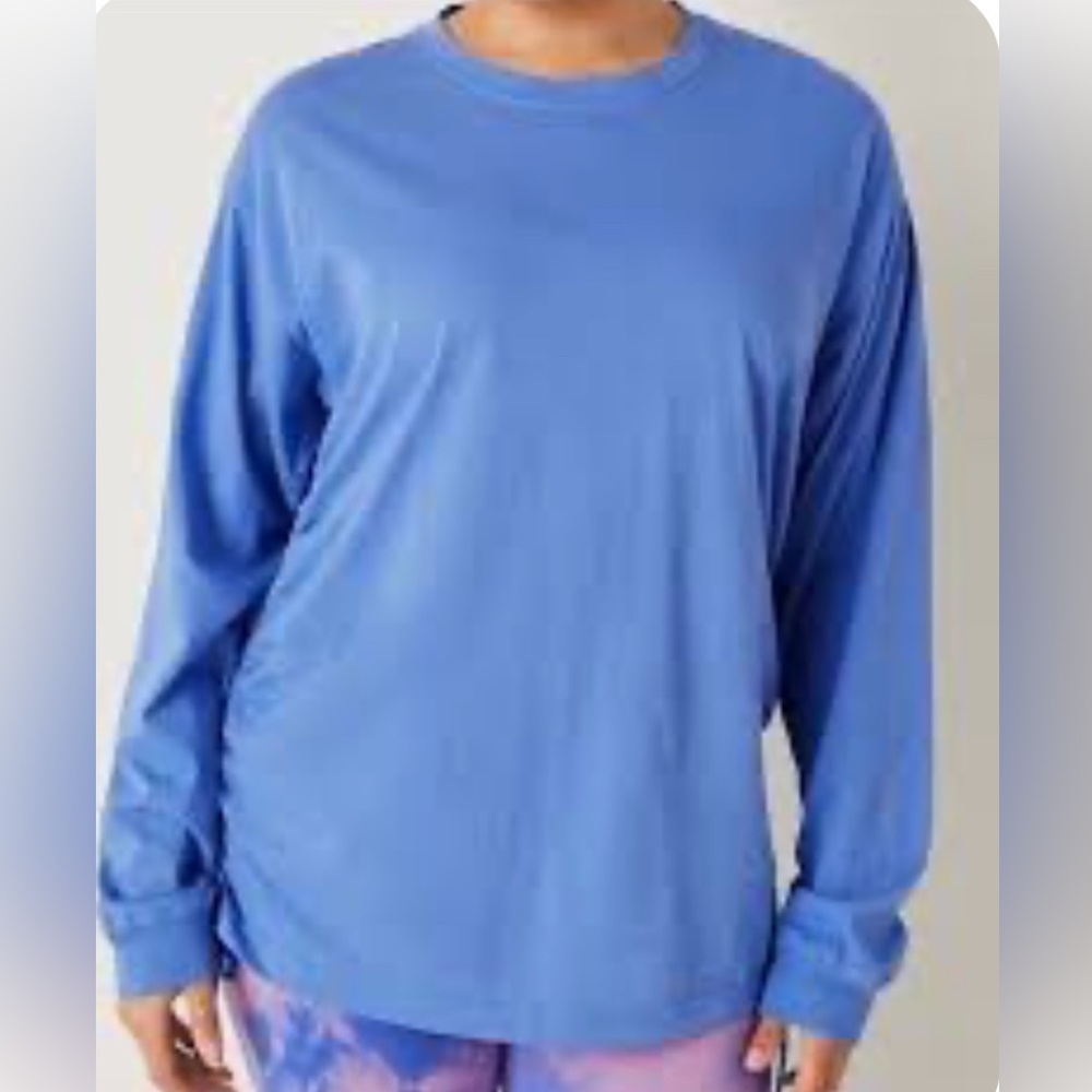 NWT Victoria's Secret PINK Blue Long Sleeve Tee